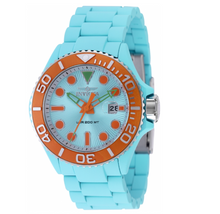 Load image into Gallery viewer, Invicta Grand Diver Playa Men's 42mm Light Blue &amp; Orange Aqua-Plated Watch 49484-Klawk Watches
