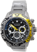 Load image into Gallery viewer, Invicta Commander TI-22 Titanium Men's 48mm Yellow Black Chrono Watch 49492
