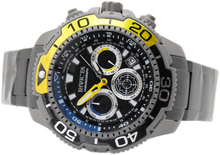 Load image into Gallery viewer, Invicta Commander TI-22 Titanium Men's 48mm Yellow Black Chrono Watch 49492
