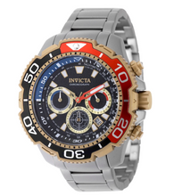 Load image into Gallery viewer, Invicta Commander TI-22 Full Titanium Men's 48mm Gold Red Chrono Watch 49495
