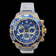 Load image into Gallery viewer, Invicta Commander TI-22 Titanium Men's 48mm Blue &amp; Gold Chrono Watch 49496-Klawk Watches
