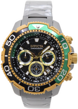 Load image into Gallery viewer, Invicta Commander TI-22 Titanium Men's 48mm Green &amp; Gold Chrono Watch 49498-Klawk Watches
