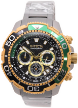 Load image into Gallery viewer, Invicta Commander TI-22 Titanium Men's 48mm Green &amp; Gold Chrono Watch 49498-Klawk Watches
