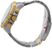 Load image into Gallery viewer, Invicta Commander TI-22 Titanium Men's 48mm Green &amp; Gold Chrono Watch 49498-Klawk Watches
