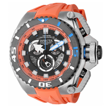 Load image into Gallery viewer, Invicta Sea Hunter Blockade Men's 57mm Flyback Chrono Watch Coral Orange 49626
