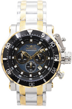 Load image into Gallery viewer, Invicta Coalition Forces Men's 52mm Black Pearl Dial Two-Tone Chrono Watch 49754-Klawk Watches
