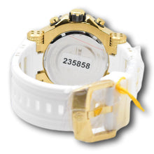 Load image into Gallery viewer, Invicta Bolt Surge Men's 52mm White Silicone Gold Chronograph Watch 49806-Klawk Watches
