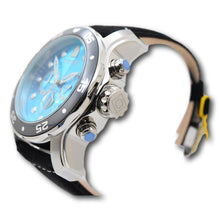 Load image into Gallery viewer, Invicta Pro Diver Blue Dial Gunmetal Men's 48mm Black Leather Chrono Watch 49835
