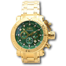 Load image into Gallery viewer, Invicta Coalition Forces Double Gold Men's 52mm Green Dial Chrono Watch 50116-Klawk Watches
