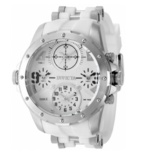 Load image into Gallery viewer, Invicta Coalition Forces Sniper Mens 50mm 4-Time Zone White Military Watch 50217
