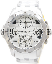 Load image into Gallery viewer, Invicta Coalition Forces Sniper Mens 50mm 4-Time Zone White Military Watch 50217

