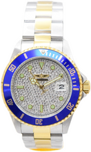 Load image into Gallery viewer, Invicta Pro Diver Pave Crystal Gold Two Tone Japan Automatic 43mm Watch 50283
