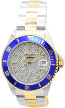Load image into Gallery viewer, Invicta Pro Diver Pave Crystal Gold Two Tone Japan Automatic 43mm Watch 50283

