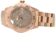 Load image into Gallery viewer, Invicta Pro Diver Rose Gold Pave Crystal Dial Japan Automatic 43mm Watch 50285
