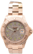 Load image into Gallery viewer, Invicta Pro Diver Rose Gold Pave Crystal Dial Japan Automatic 43mm Watch 50285
