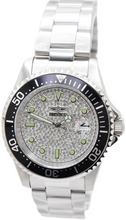 Load image into Gallery viewer, Invicta Pro Diver Luxe 40mm Stainless Crystal Pave Dial Quartz Watch 50286-Klawk Watches
