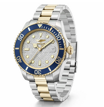 Load image into Gallery viewer, Invicta Pro Diver Azure Royale 40mm Two Tone Pave Crystal Quartz Watch 50287
