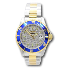 Load image into Gallery viewer, Invicta Pro Diver Azure Royale 40mm Two Tone Pave Crystal Quartz Watch 50287
