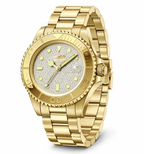 Load image into Gallery viewer, Invicta Pro Diver Golden Royale 40mm Gold Pave Crystal Quartz Watch 50288-Klawk Watches
