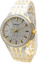 Load image into Gallery viewer, Invicta Celestial Lux Men's 43mm Gold Pave 427 Crystals Quartz Watch 50300-Klawk Watches
