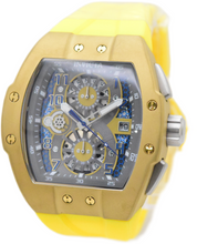 Load image into Gallery viewer, Invicta Racing Gold Circuit Men's 47mm Skeleton Dial Yellow Chrono Watch 50414-Klawk Watches
