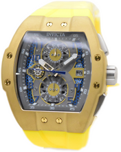 Load image into Gallery viewer, Invicta Racing Gold Circuit Men's 47mm Skeleton Dial Yellow Chrono Watch 50414-Klawk Watches
