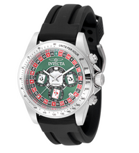 Load image into Gallery viewer, Invicta Speedway Montecarlo Casino Men's 40mm Black Silicone Chrono Watch 50492-Klawk Watches
