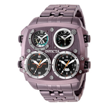 Load image into Gallery viewer, Invicta Aviator Zulu 4-Time Zone Smoky Plum Men's 50mm Large Quartz Watch 50660
