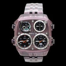 Load image into Gallery viewer, Invicta Aviator Zulu 4-Time Zone Smoky Plum Men's 50mm Large Quartz Watch 50660
