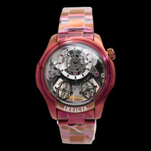 Load image into Gallery viewer, Invicta Specialty Twin-Axis Men's 46mm Burgundy Red Skeleton Quartz Watch 50777
