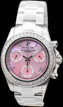 Load image into Gallery viewer, Invicta Elite Speedway Lady 1.61 CT Diamond 38mm Pink MOP Swiss Watch 51110
