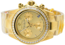 Load image into Gallery viewer, Invicta Elite Speedway Lady 1.61 CT Diamond 38mm Swiss Gold Watch 51111
