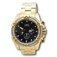 Load image into Gallery viewer, Invicta Bolt Cable Valkir Black Gold Men's 52mm Quartz Chronograph Watch 69799
