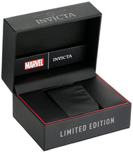 Load image into Gallery viewer, Invicta Box Black Marvel Limited Edition Invicta Box - Empty Watch Box for Gift-Klawk Watches
