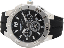 Load image into Gallery viewer, TechnoMarine Cruise Medusa Men's 44mm Silver &amp; Black Chronograph Watch TM-115073-Klawk Watches
