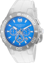 Load image into Gallery viewer, TechnoMarine Cruise Medusa Mens 44mm Blue Dial White Chronograph Watch TM-115075-Klawk Watches
