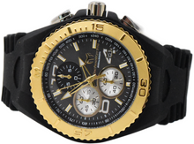 Load image into Gallery viewer, TechnoMarine Cruise JellyFish Mens 46mm Black &amp; Gold Chronograph Watch TM-115149-Klawk Watches
