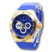 Load image into Gallery viewer, Technomarine Cruise California Men's 47mm Blue &amp; Gold Day Date Watch TM-118124-Klawk Watches
