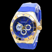Load image into Gallery viewer, Technomarine Cruise California Men's 47mm Blue &amp; Gold Day Date Watch TM-118124-Klawk Watches

