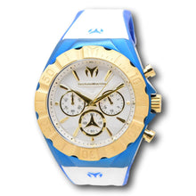 Load image into Gallery viewer, TechnoMarine Cruise Monogram Men's 45mm Electric Blue Chrono Watch TM-121140
