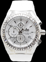 Load image into Gallery viewer, TechnoMarine Cruise Star Men's 45mm Silver 48 Crystals Chrono Watch TM-121148-Klawk Watches

