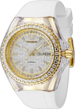 Load image into Gallery viewer, TechnoMarine Cruise Monogram Women's 40mm Gold Crystal Quartz Watch TM-121172
