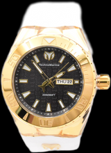 Load image into Gallery viewer, TechnoMarine Cruise Monogram Gold Black Dial Men’s 48mm Sport Watch TM-122013-Klawk Watches
