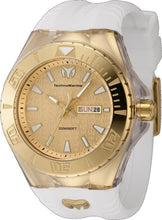 Load image into Gallery viewer, TechnoMarine Cruise Monogram Gold Dial Men’s 48mm White Sport Watch TM-122014

