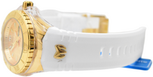 Load image into Gallery viewer, TechnoMarine Cruise Monogram Gold Dial Men’s 48mm White Sport Watch TM-122014
