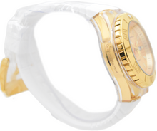 Load image into Gallery viewer, TechnoMarine Cruise Monogram Gold Dial Men’s 48mm White Sport Watch TM-122014
