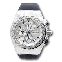 Load image into Gallery viewer, TechnoMarine Cruise Glitz Crystals 45mm Men's Chronograph Silver Black TM-125014-Klawk Watches
