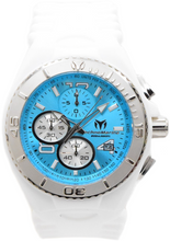Load image into Gallery viewer, TechnoMarine Cruise JellyFish Men's 46mm White Blue Dial Chrono Watch TM-125043

