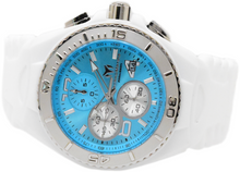 Load image into Gallery viewer, TechnoMarine Cruise JellyFish Men's 46mm White Blue Dial Chrono Watch TM-125043
