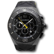 Load image into Gallery viewer, Technomarine Ocean Manta Men's 48mm Black Silicone Chronograph Watch TM-215069-Klawk Watches
